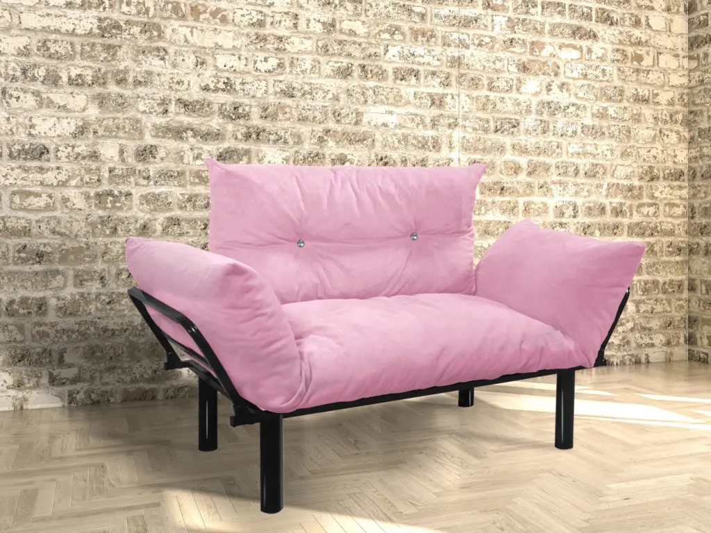 Ada Beautiful Seat Pink Pink Foam Metallic Comfortable Stylish Accent Chair Home Decor furnia