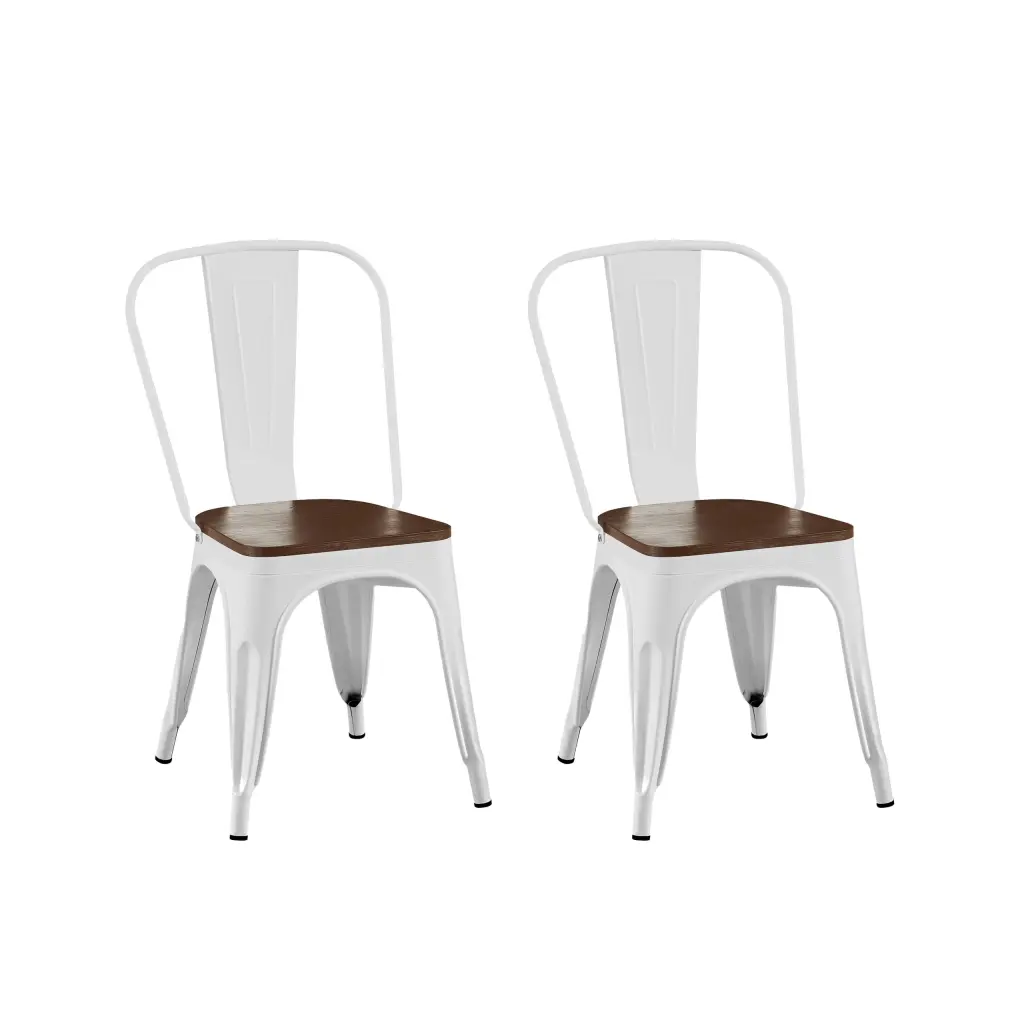 2 Piece Contemporary High Gloss White Walnut Timber Modern Furniture Set kanepe