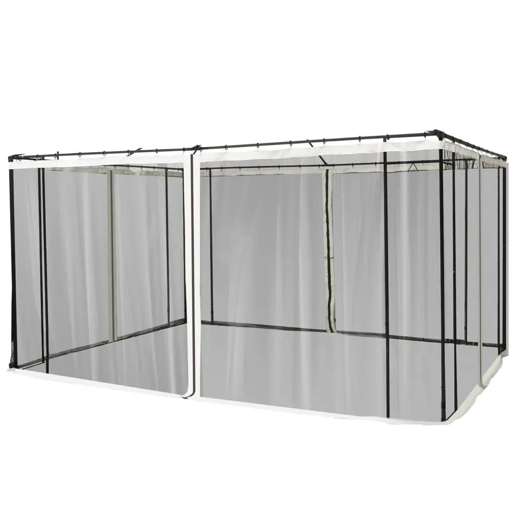 Outsunny 10x12 Universal Replacement Mesh Sidewall Netting Patio aosom business