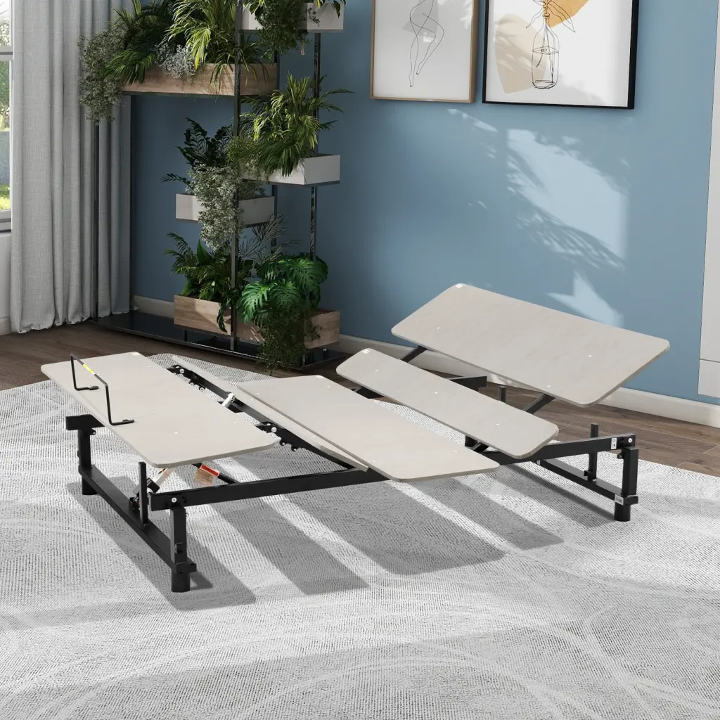Electric Ergonomic Adjustable Bed Base King Size - Independent Head & Foot Control kbd tech