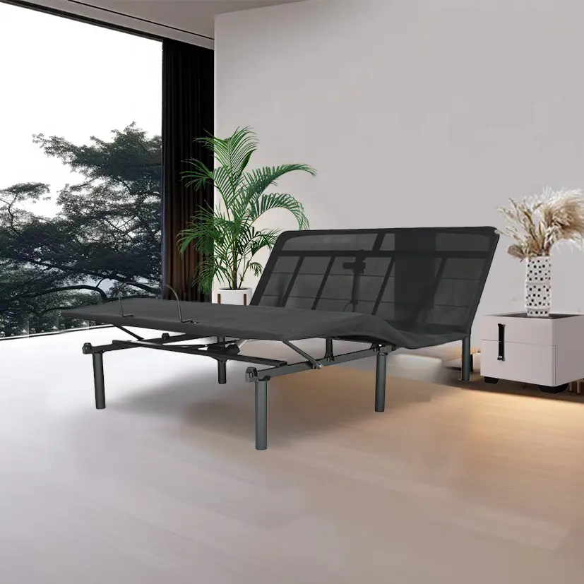 Customizable Bed Base Fold to Half TXL Motorized Head and Foot Incline - Queen Size rnb