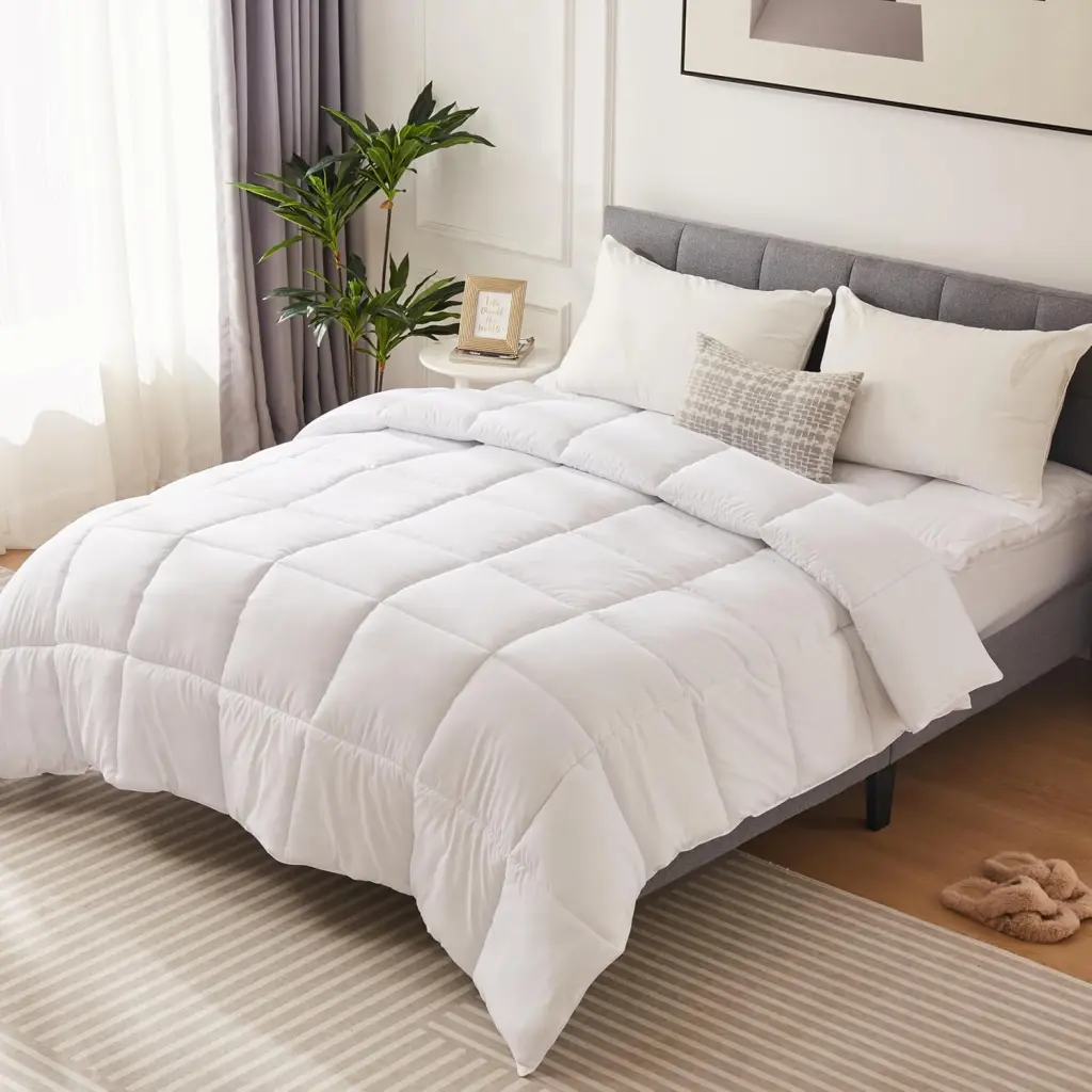 Easeer Queen Size All Season Duvet Insert Quilted Soft Down Alternative w1134dhs