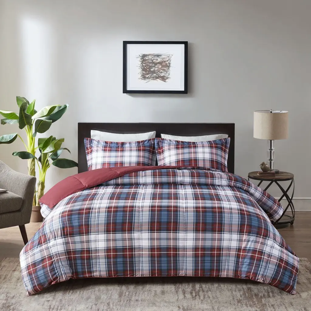 3M Scotchgard Down Alternative All Season Comforter Set Queen Multicolor jla