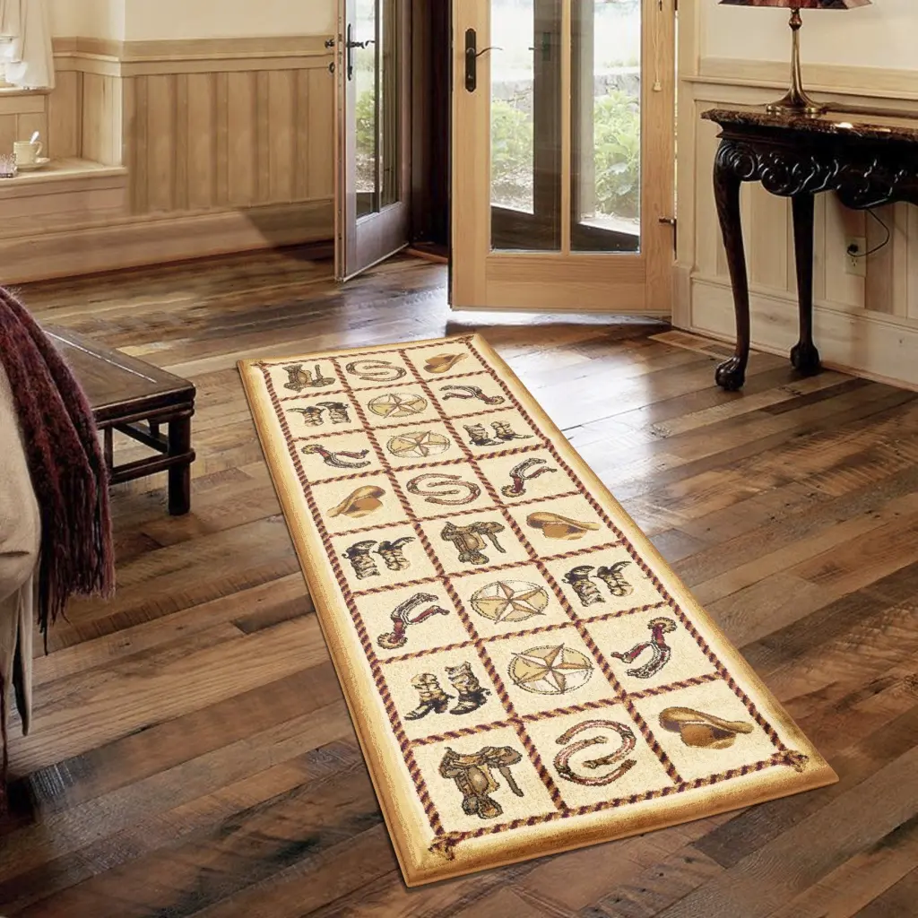 Tribes GC YLS4010 Beige 2 Ft 7 X 7 Ft 3 Southwest Area Rug Bohemian icona home decor