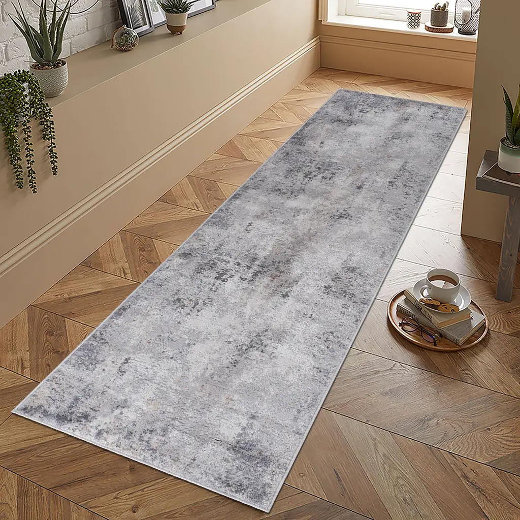 2X8 Ivory Sand Abstract Non Shedding Living Room Bedroom Dining Home Rug - Soft Area Rug naar rug