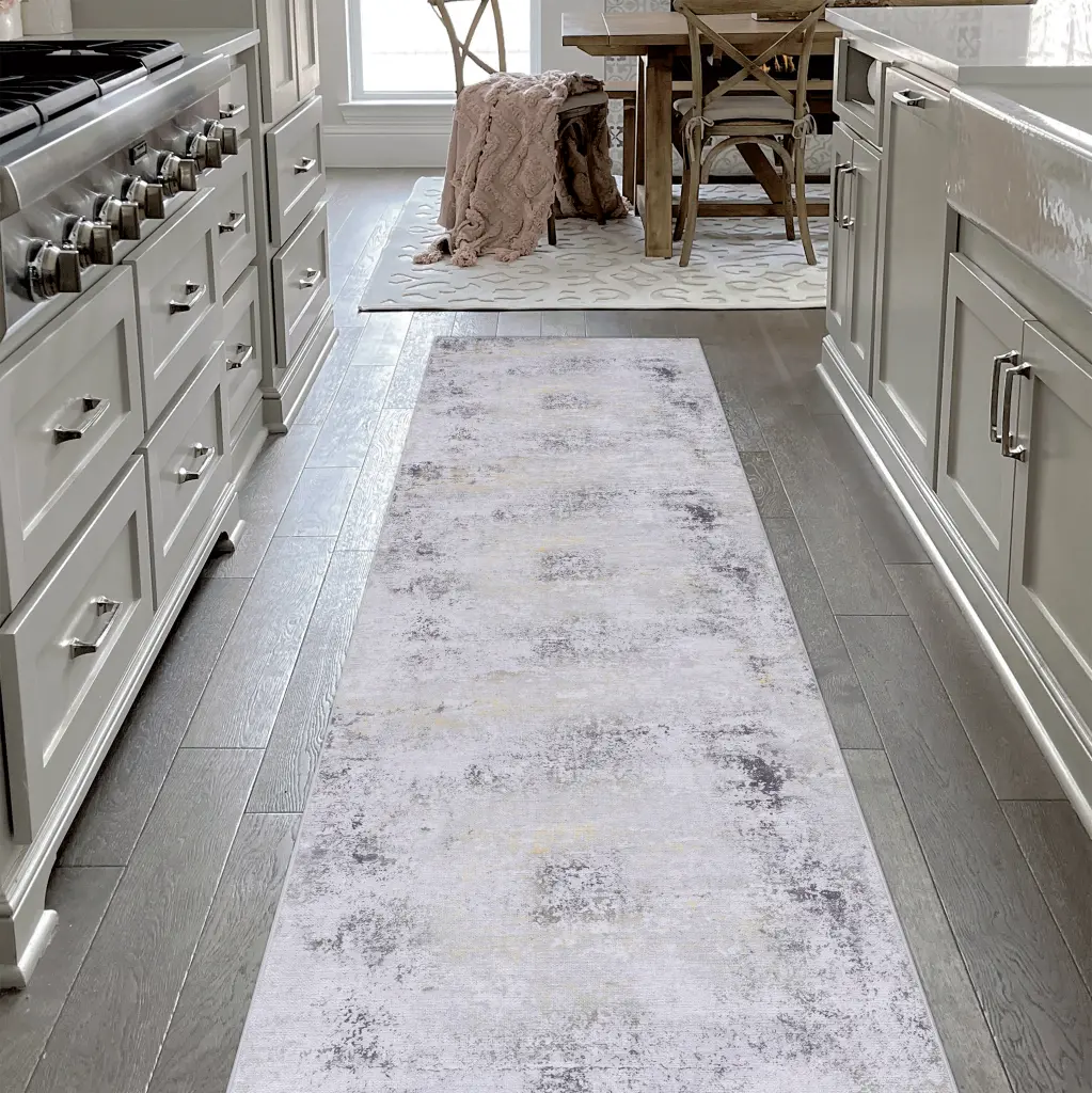 Area Rugs Washable Low Pile Non Slip Non Shedding Collapsible naar rug