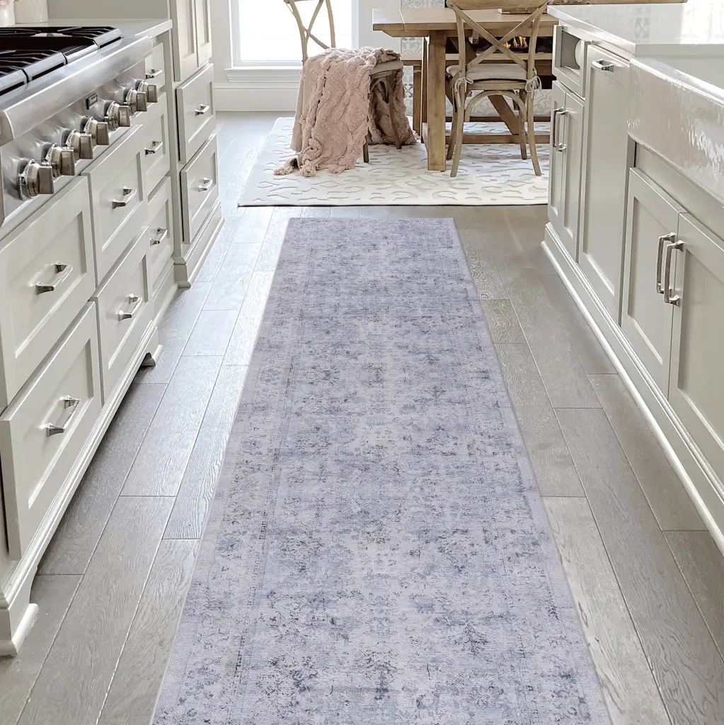 Washable Area Rug Low Pile Non Slip Non Shedding Collapsible Kids Rug naar rug