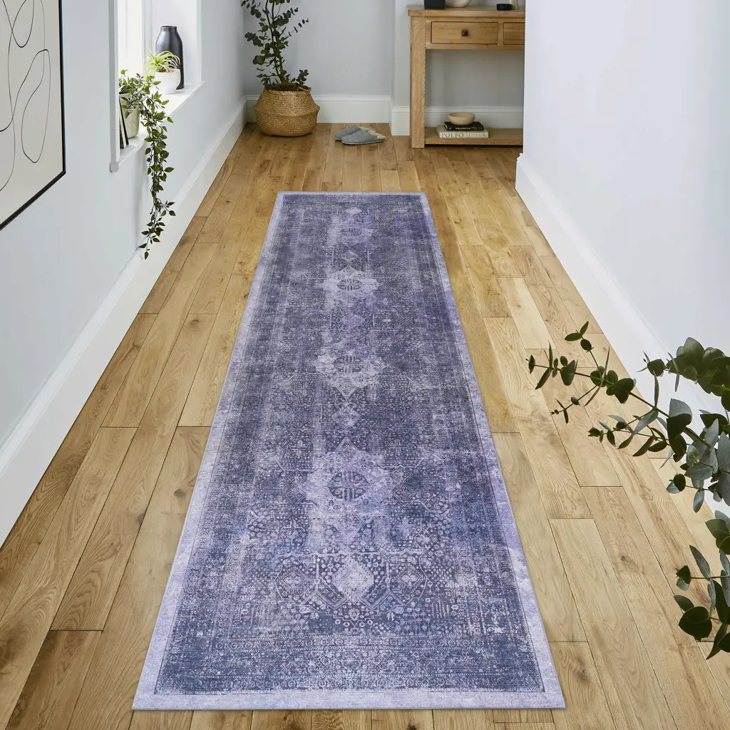 Washable Low Pile Non Slip Non Shedding Collapsible Kids Area Rug naar rug