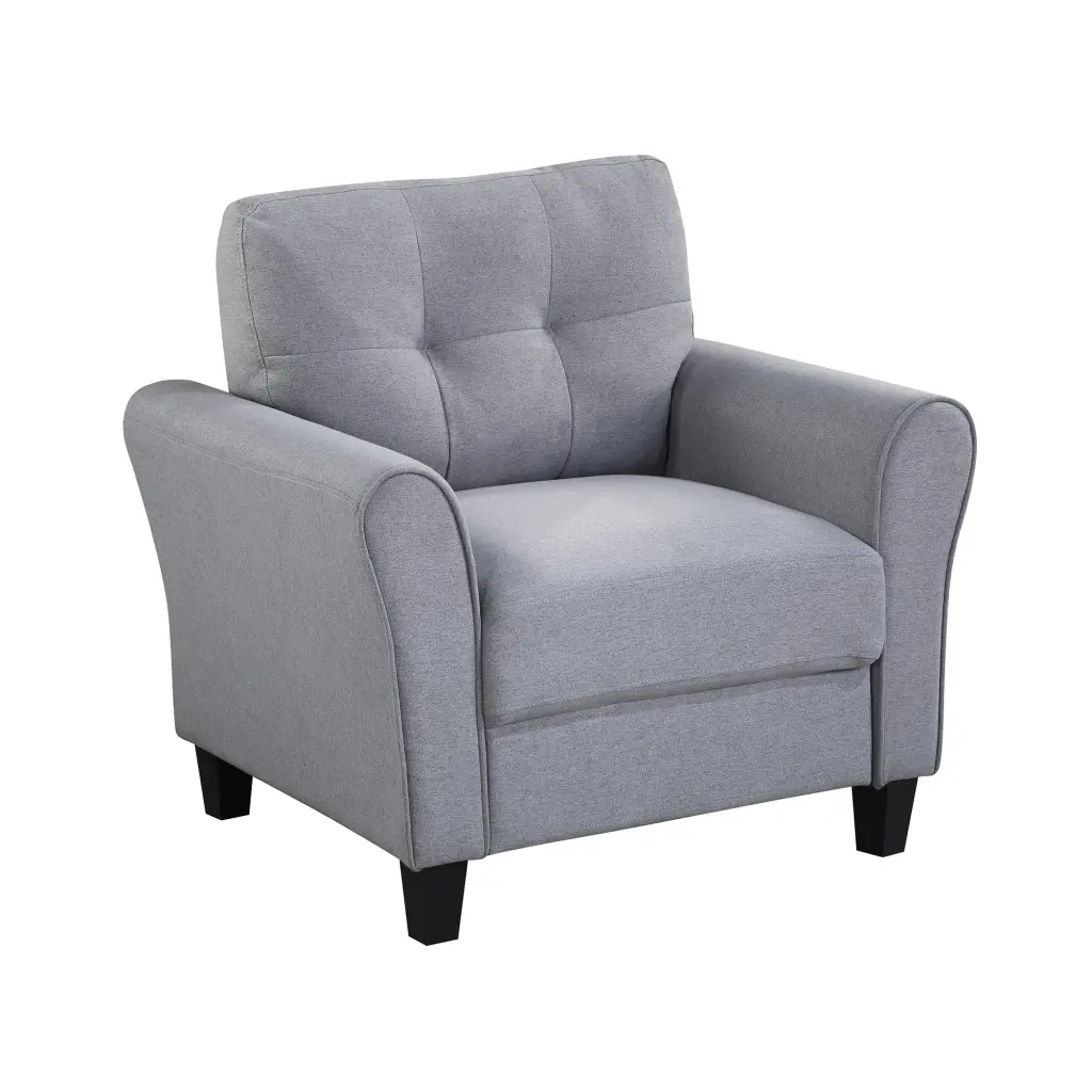 35 Inch Modern Living Room Armchair Linen Upholstered Couch Home Decor rnb