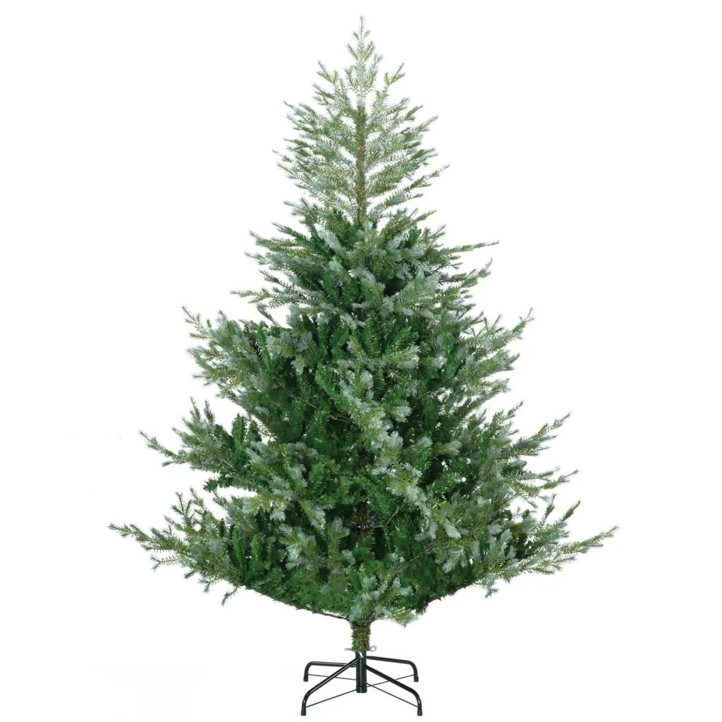 Homcom 6Ft Artificial Christmas Tree Holiday Decor 795 Branches Pre Lit Pine Tree aosom business