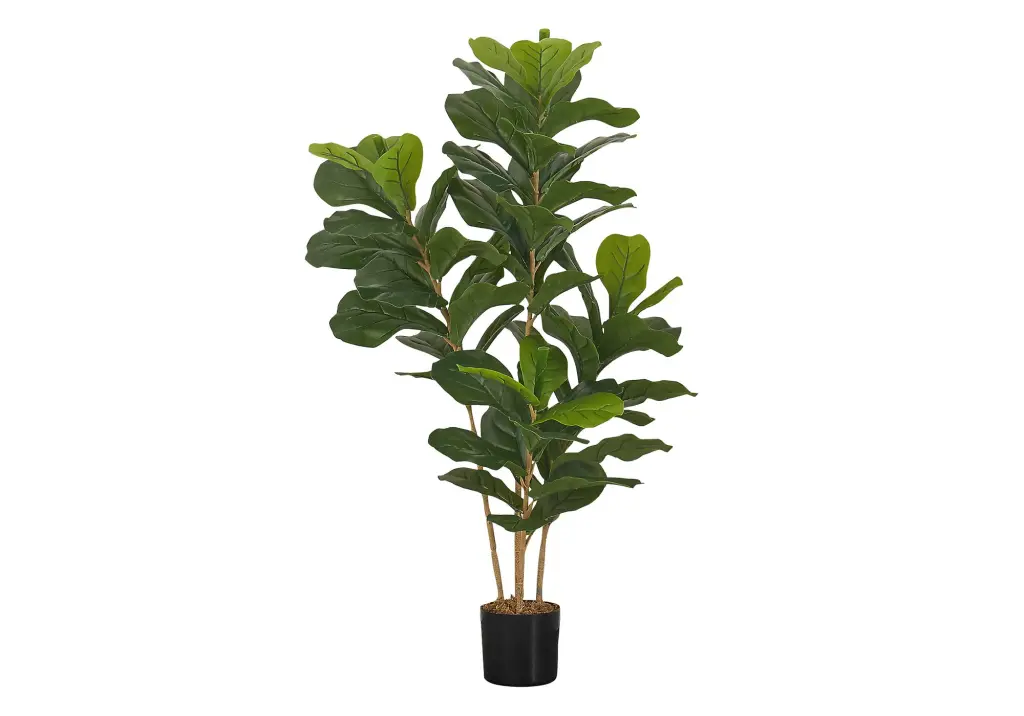 41 Inch Tall Fiddle Tree Artificial Plant Indoor Floor Decor 8th street living