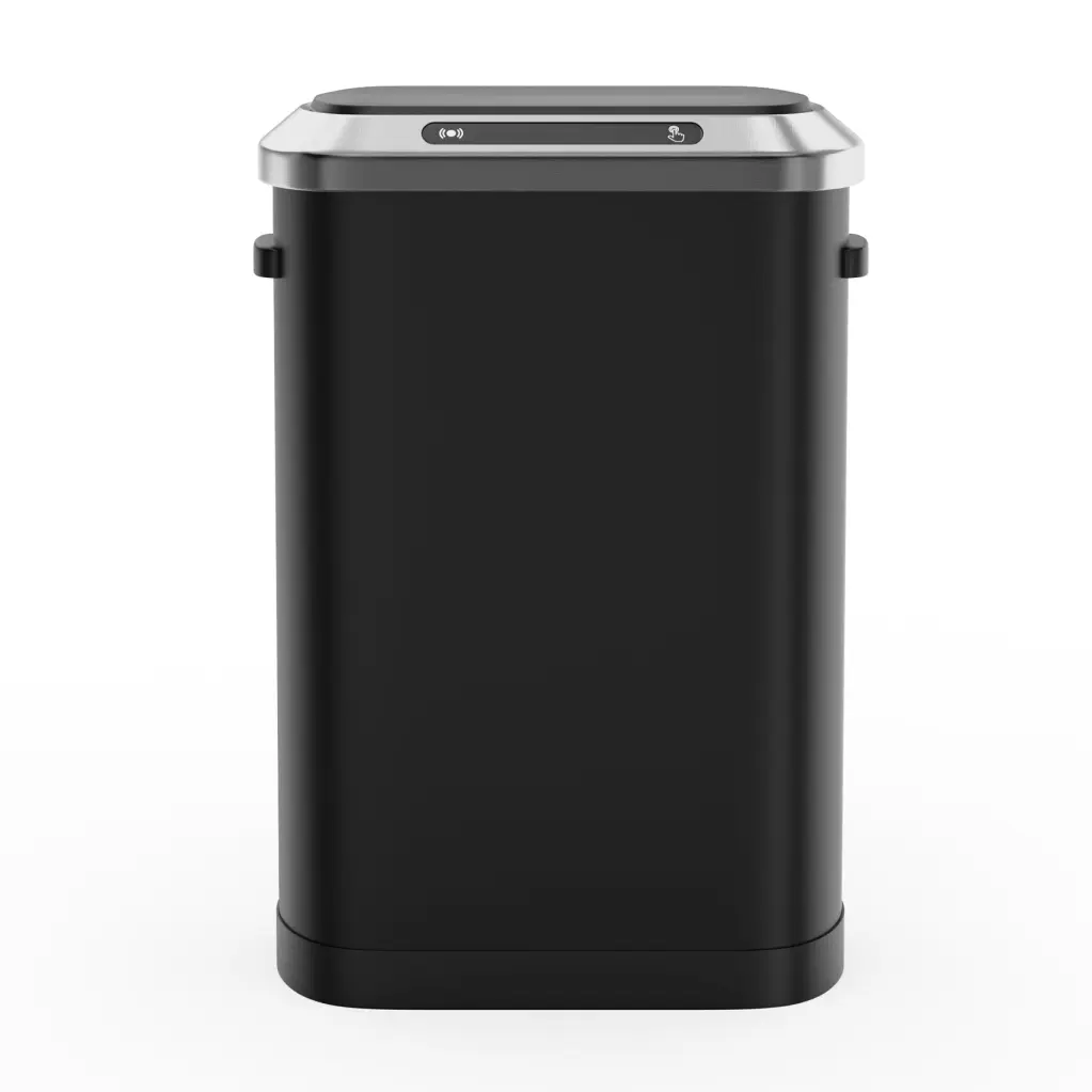 50L Smart Automatic Trash Can Full Intelligent Sensor Black Stainless Steel like it