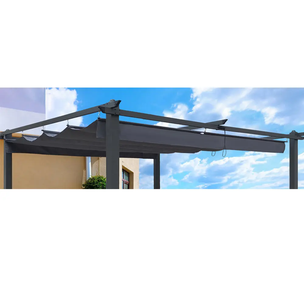 Replacement Canopy Top Cover Fabric 13x10 Ft Outdoor Patio Retractable Awning bei you