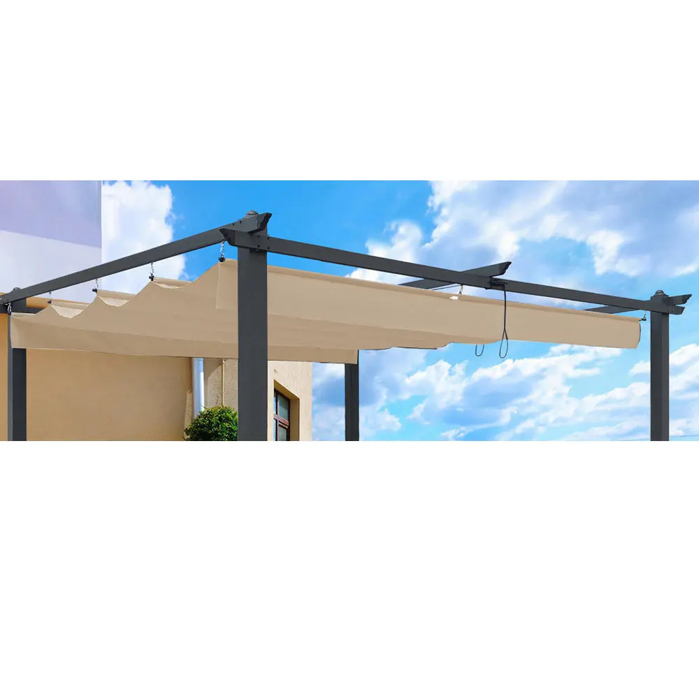 Replacement Canopy Top 10X10 Ft Outdoor Patio Retractable Awning bei you