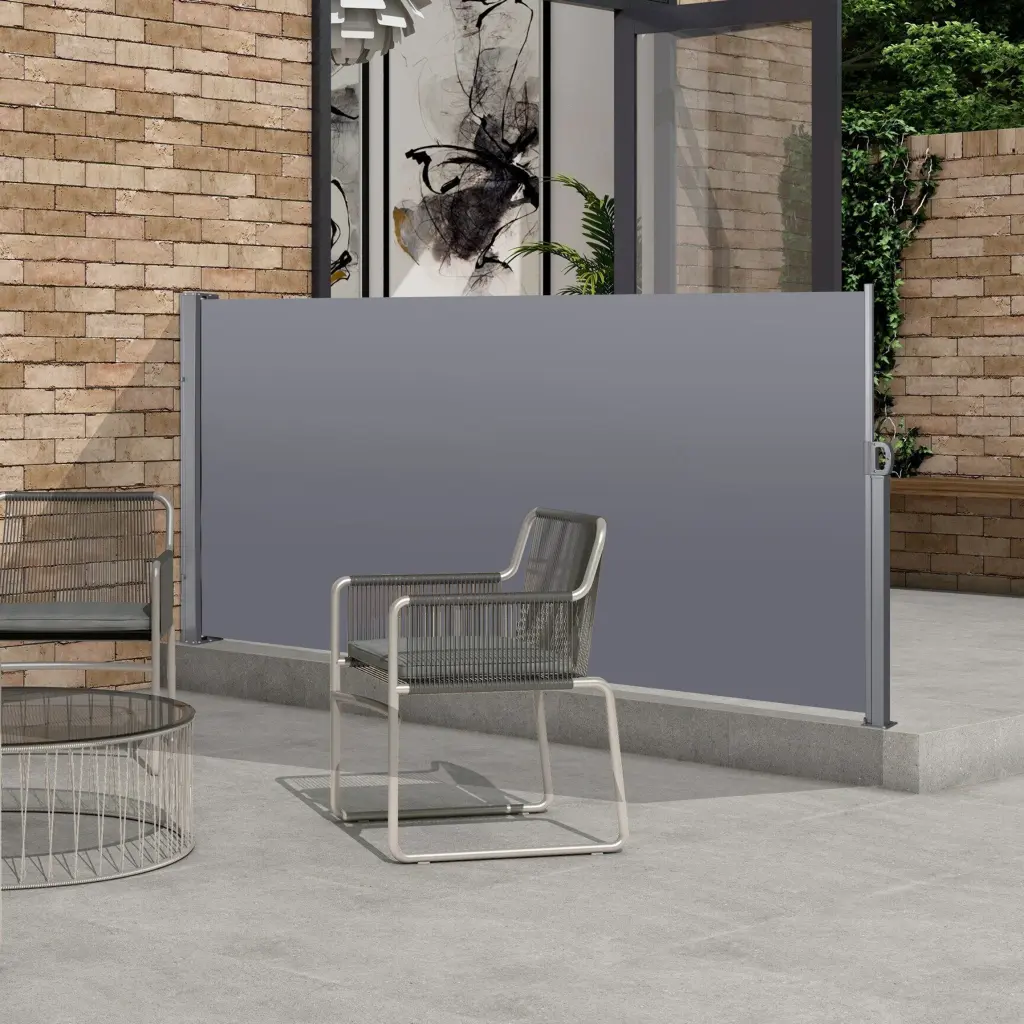 Retractable Side Screen Awning UV Resistant Waterproof Patio Privacy Shade Cover rnb