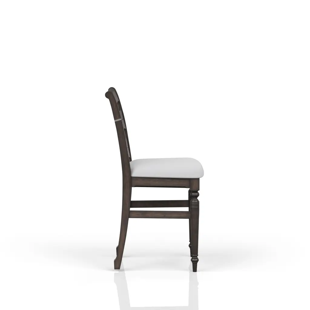 Counter Stool Chocolate Mahogany Solid Timber Mdf Modern Kitchen Stool ihomefurnishings