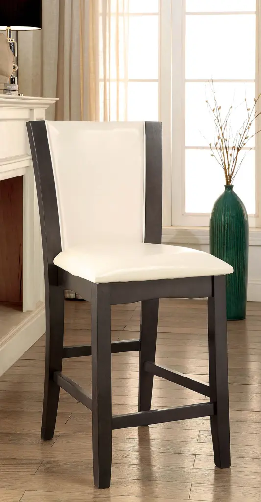 Style Ease Contemporary 2Pcs Counter Height Chairs Gray And White Bar Stools kanepe