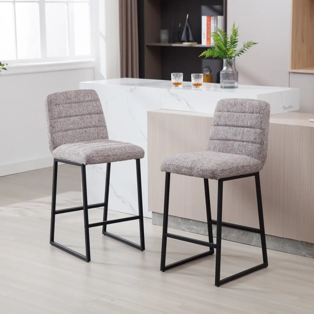 Low Bar Stools Set 2 Bar Chairs Living Room Party Room Kitchen rnb