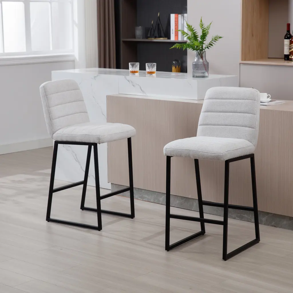 Low Bar Stools Set 2 Bar Chairs Living Room Party Room Kitchen rnb