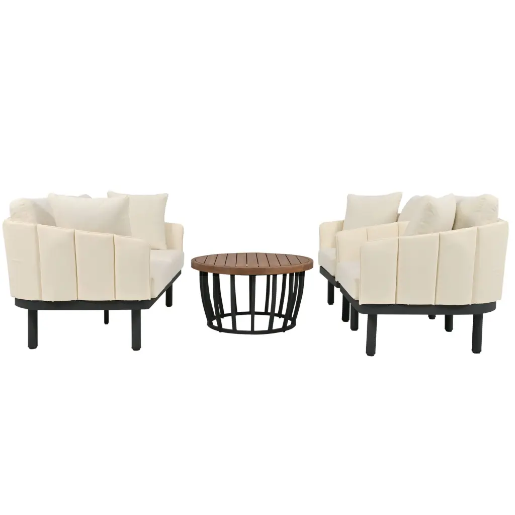 WF316844AAA Beige Ferrous Metal Bar Stool rnb