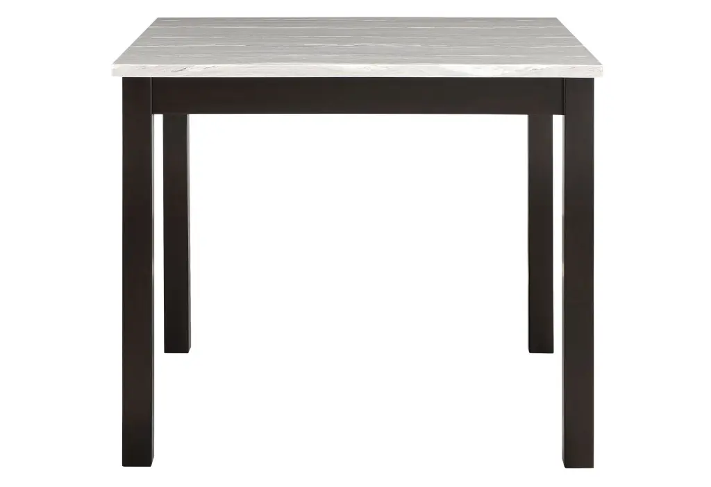 Leon Bar Table And 4 Bar Stools Espresso White Solid Wood Mdf luxe modern furniture