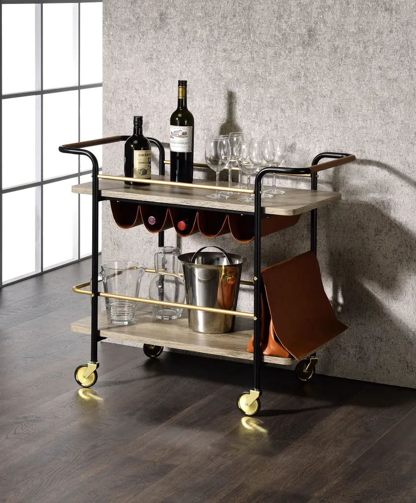 Natural Black Serving Shopping Basket Wine Storage furniture max