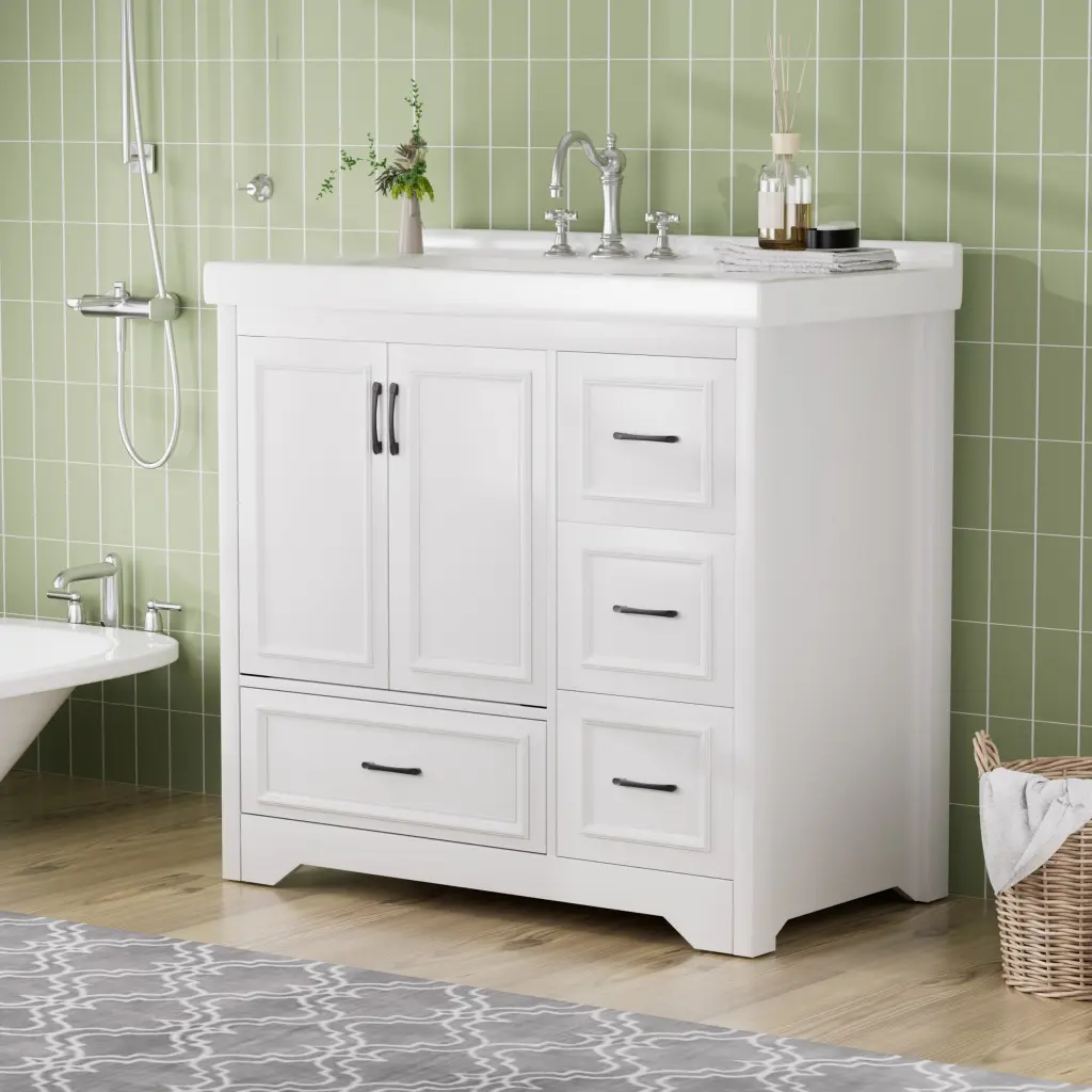 Cabinet Without Basin 36 Inch Bathroom Cabinet Sink Cabinet jhx
