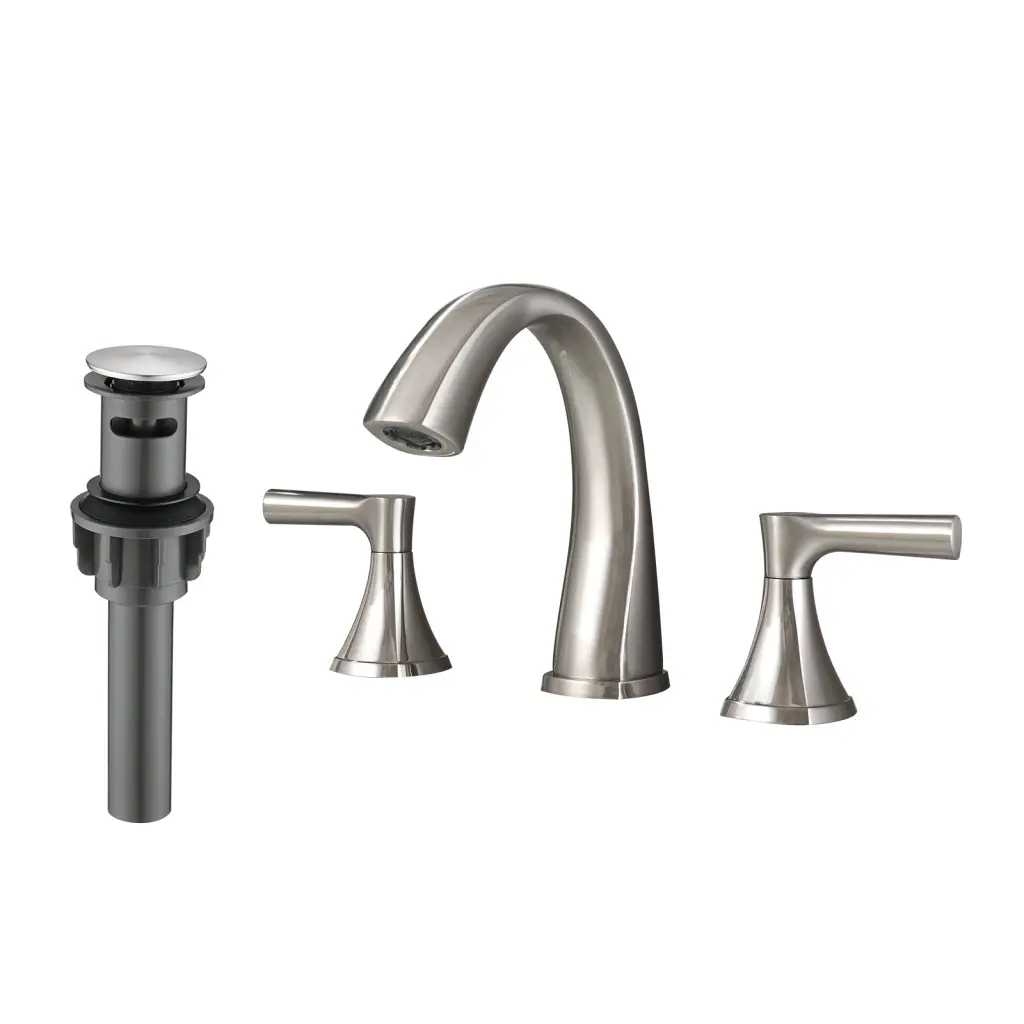 Widespread Bathroom Sink Faucet Two Handle 3 Hole Vanity Faucet mexile