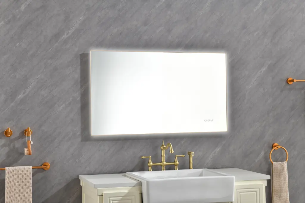 42x24 Inch LED Mirror Bathroom Vanity Mirror Back Light Wall Mounted w928 dongtu group
