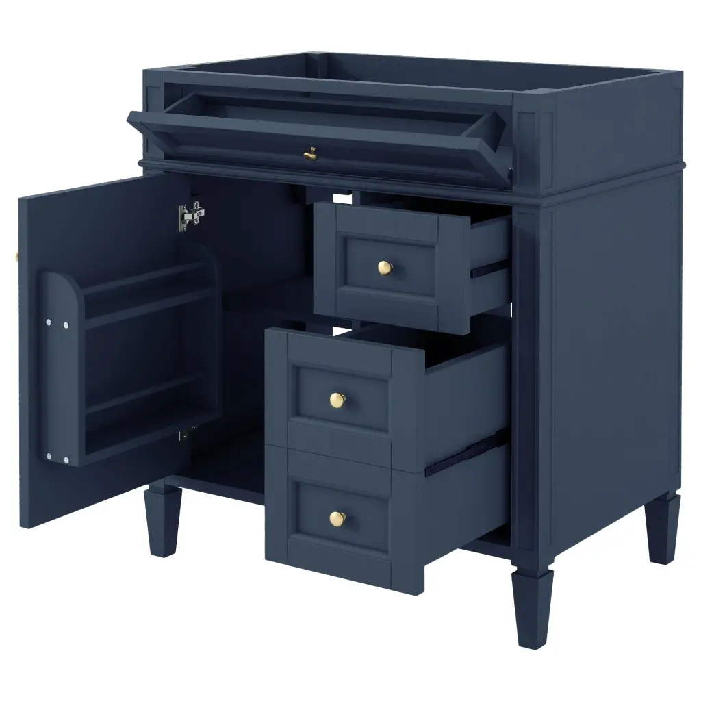 30 Inch Bathroom Vanity Without Top Sink Modern Storage Cabinet rnb