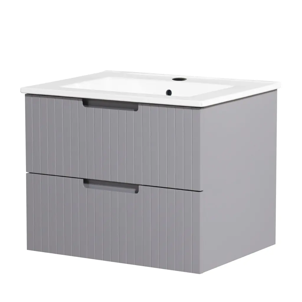 24 Inch Floating Bathroom Vanity Porcelain Sink Modern Bath Storage like it