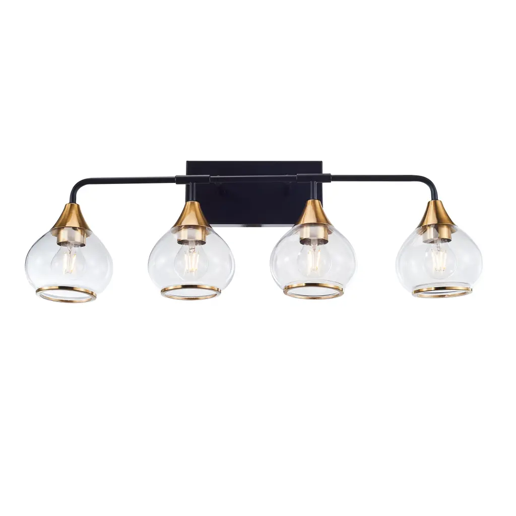 Matte Black Antique Brass Vanity Light Bedroom Bathroom Home Decor jfi