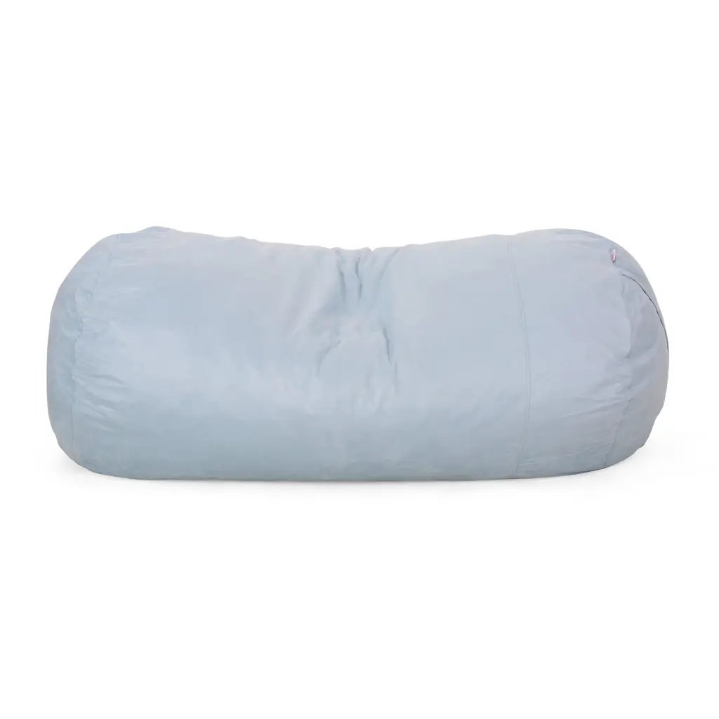 Aruba 8 Foot Seafoam Microfiber Cylindrical Bean Bag Comfortable Seating bazar