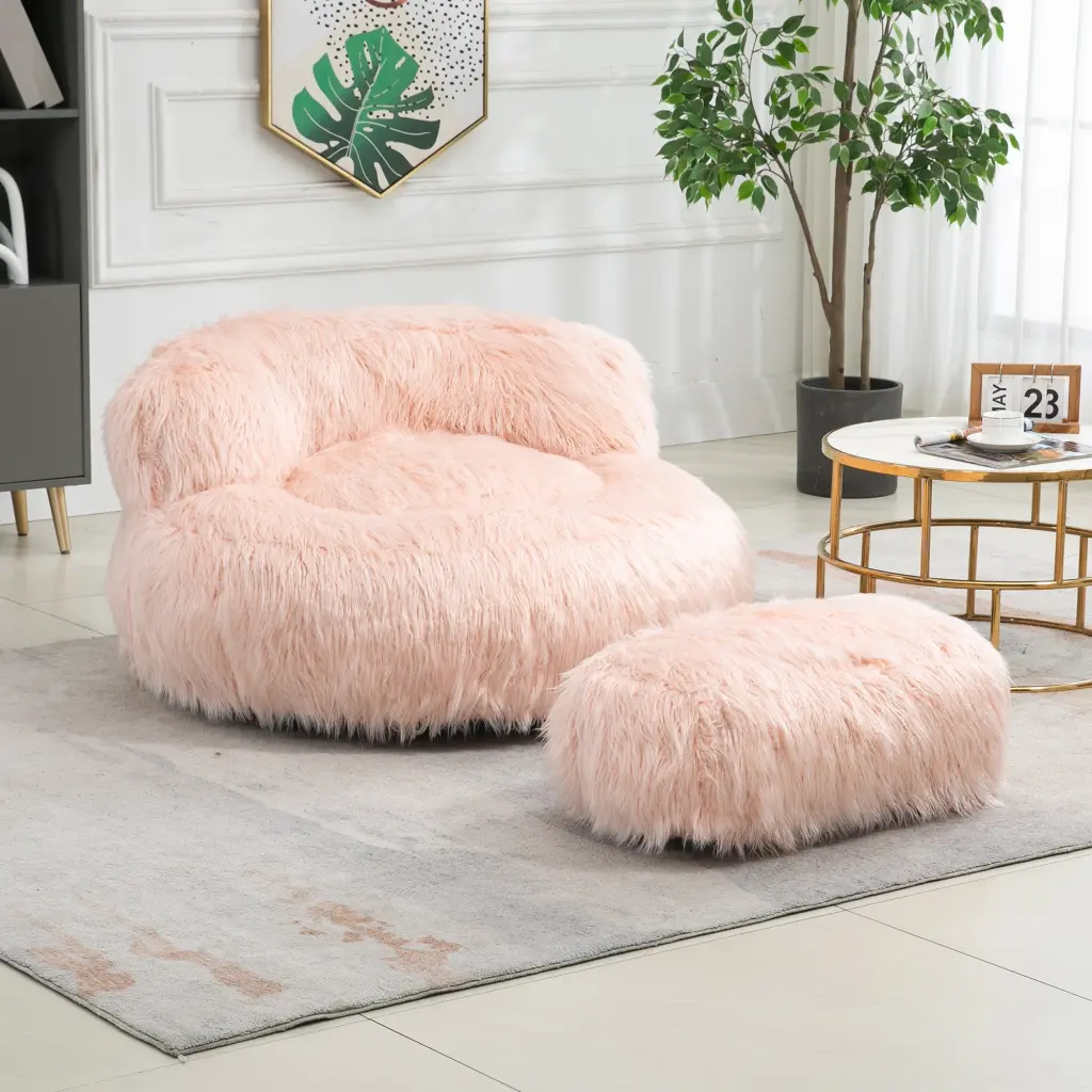 Coolmore Bean Bag Chair - Floor Sofa Handle Living Room and Bedroom coolmore w-395