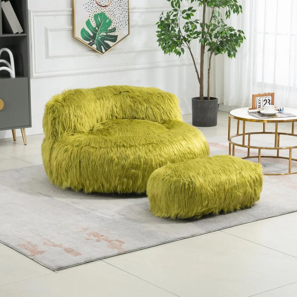 Coolmore Bean Bag Chair - Floor Sofa Handle Living Room and Bedroom coolmore w-395