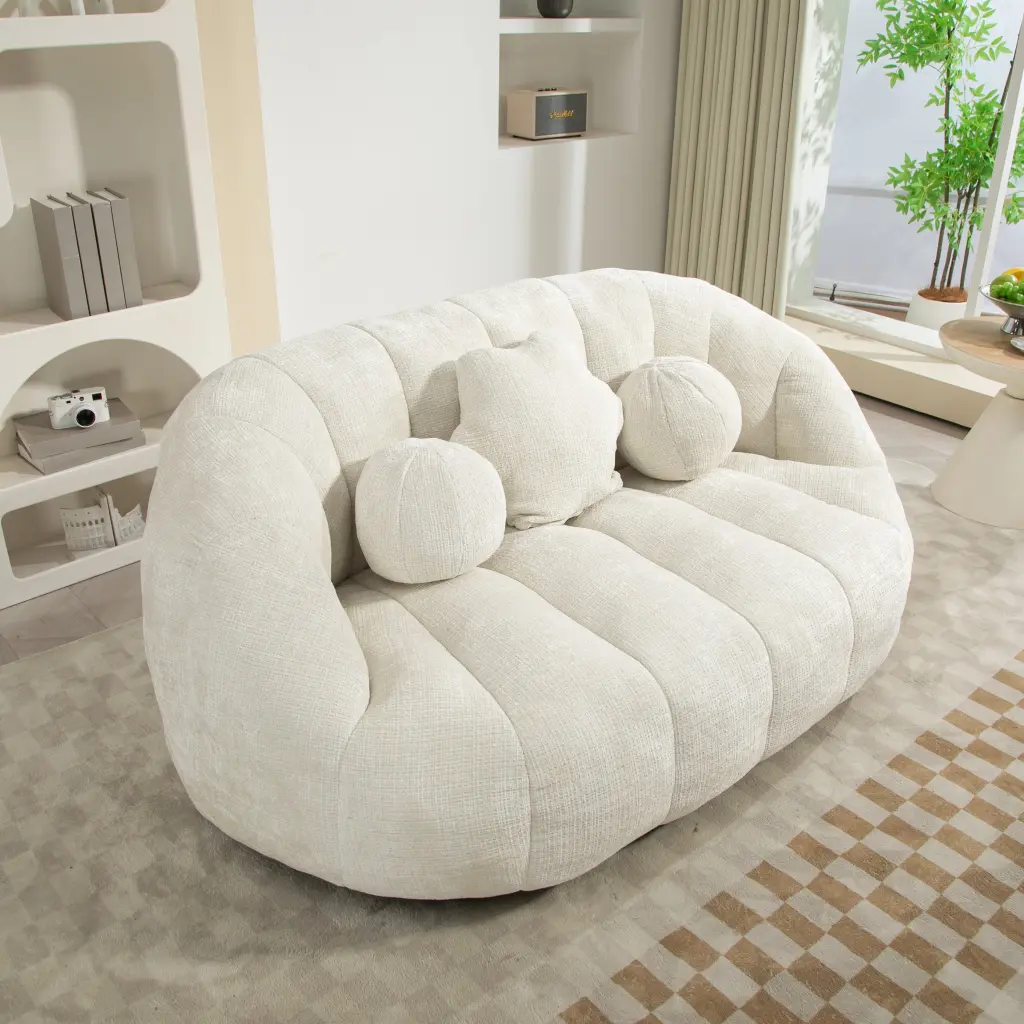 Coolmore Bean Bag Sofa Lazy Sofa High Back Lounger Long Lasting Comfort coolmore w-395