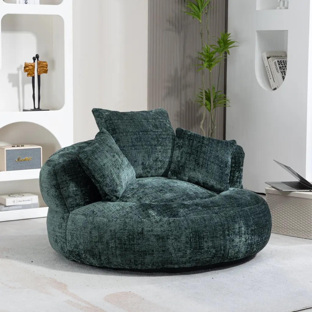 Coolmore High Back Bean Bag Chair Lounger Long-lasting Comfort coolmore w-395