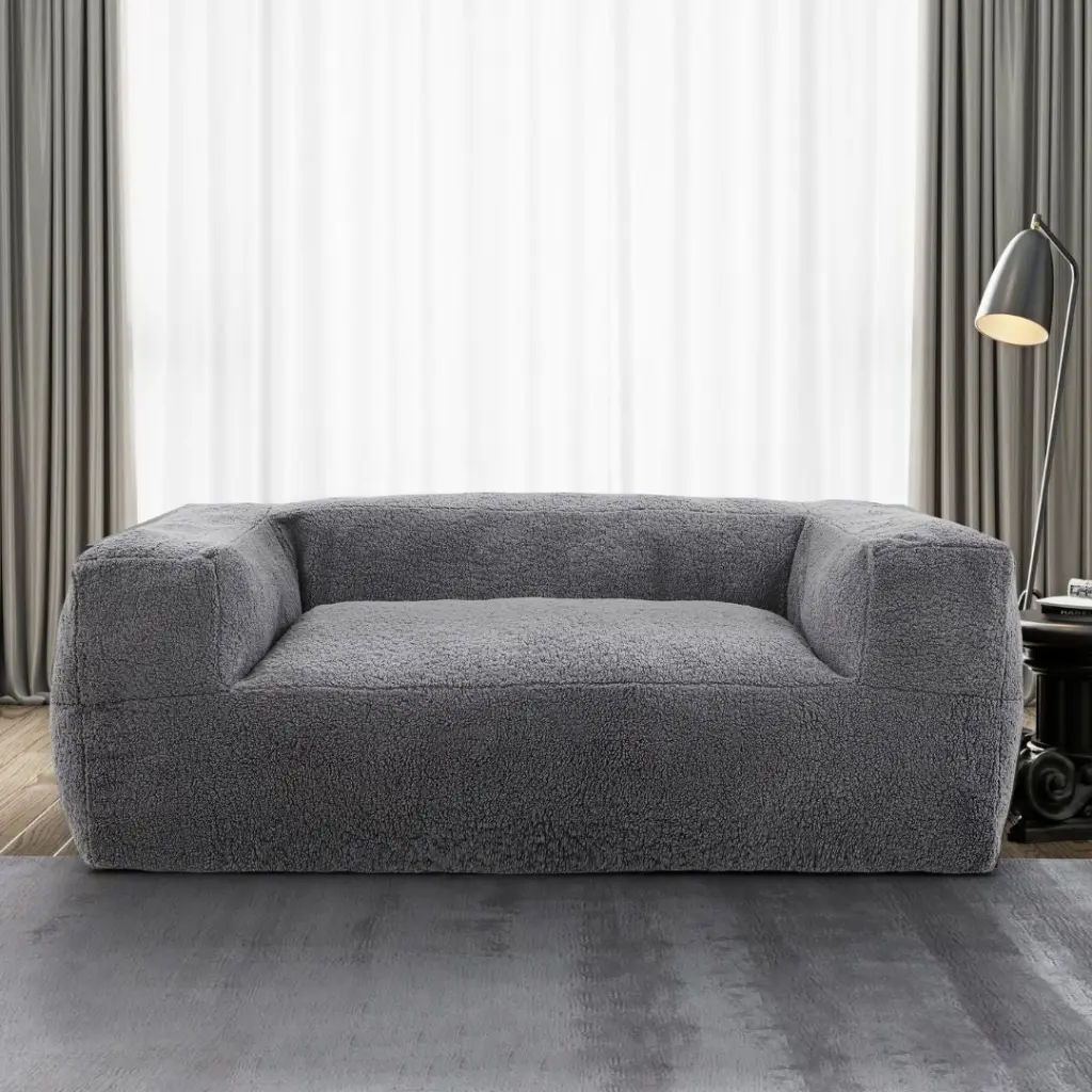 71 Inch Large Memory Foam Bean Bag Sofa Armrest Plush Living Room Lounge Chair kanepe