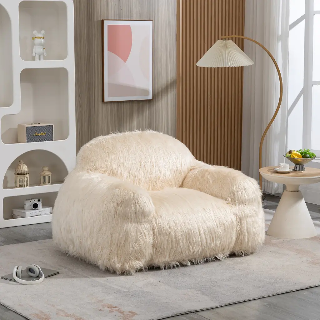 Bean Bag Chair Lazy Sofa High Density Foam Bean Bag Adults and Teens meigaosofa