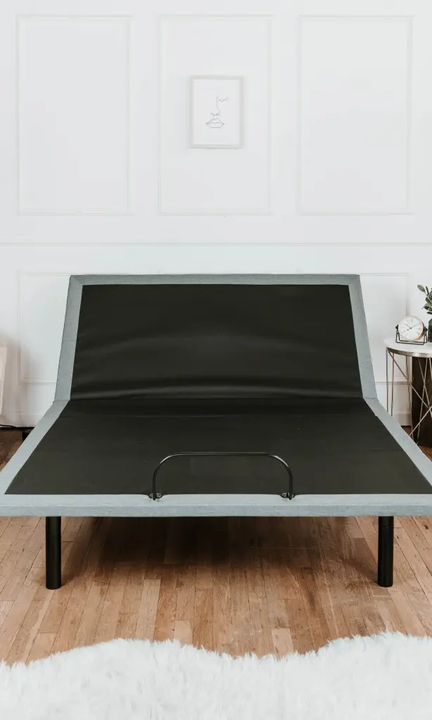 OS5 Black And Grey Queen Bed Base Adjustable Head And Foot Positions omne sleep