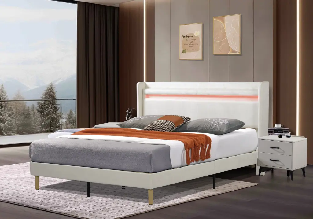 LED Light Remote Control And Hue Changing At Head Bed Modern Lighting husen smart home