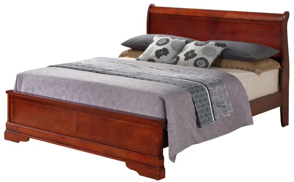 Louis Phillipe G3100E FB3 Full Bed Cherry Particle Board Bedroom Furniture glory furniture