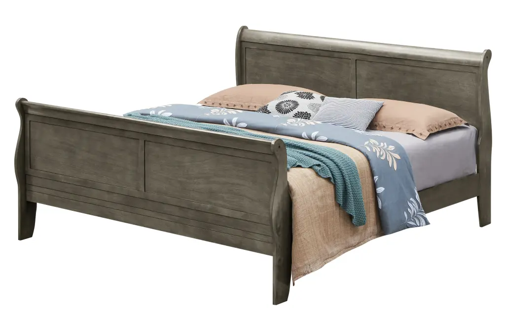 Louis Phillipe G3105A Full Bed Gray Particle Board glory furniture