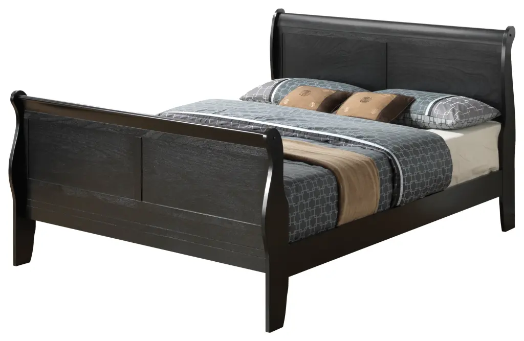 Louis Phillipe G3150A FB Full Bed Black Particle Board glory furniture