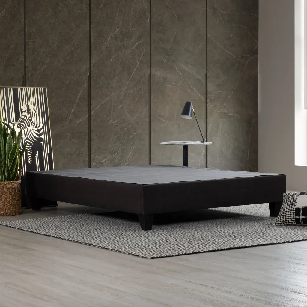 Modern Upholstered Twin XL Platform Bed Frame Bedroom kanepe