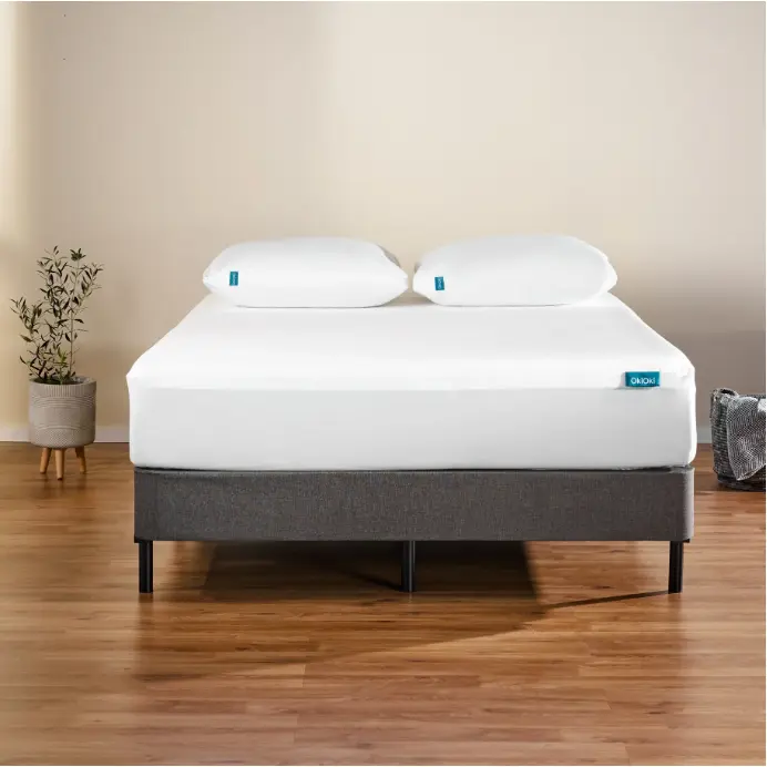 Okioki Bedding Preserveor King Cream White Material Luxurious Sleep nh-inmax