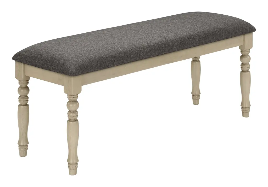 48 Inch Upholstered Rectangular Wooden Bench Entryway Dining Room 8th street living