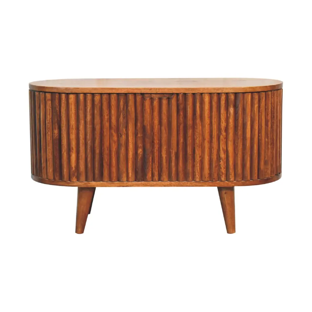 Reeve Chestnut Solid Wood Blanket Box Storage artisan furniture