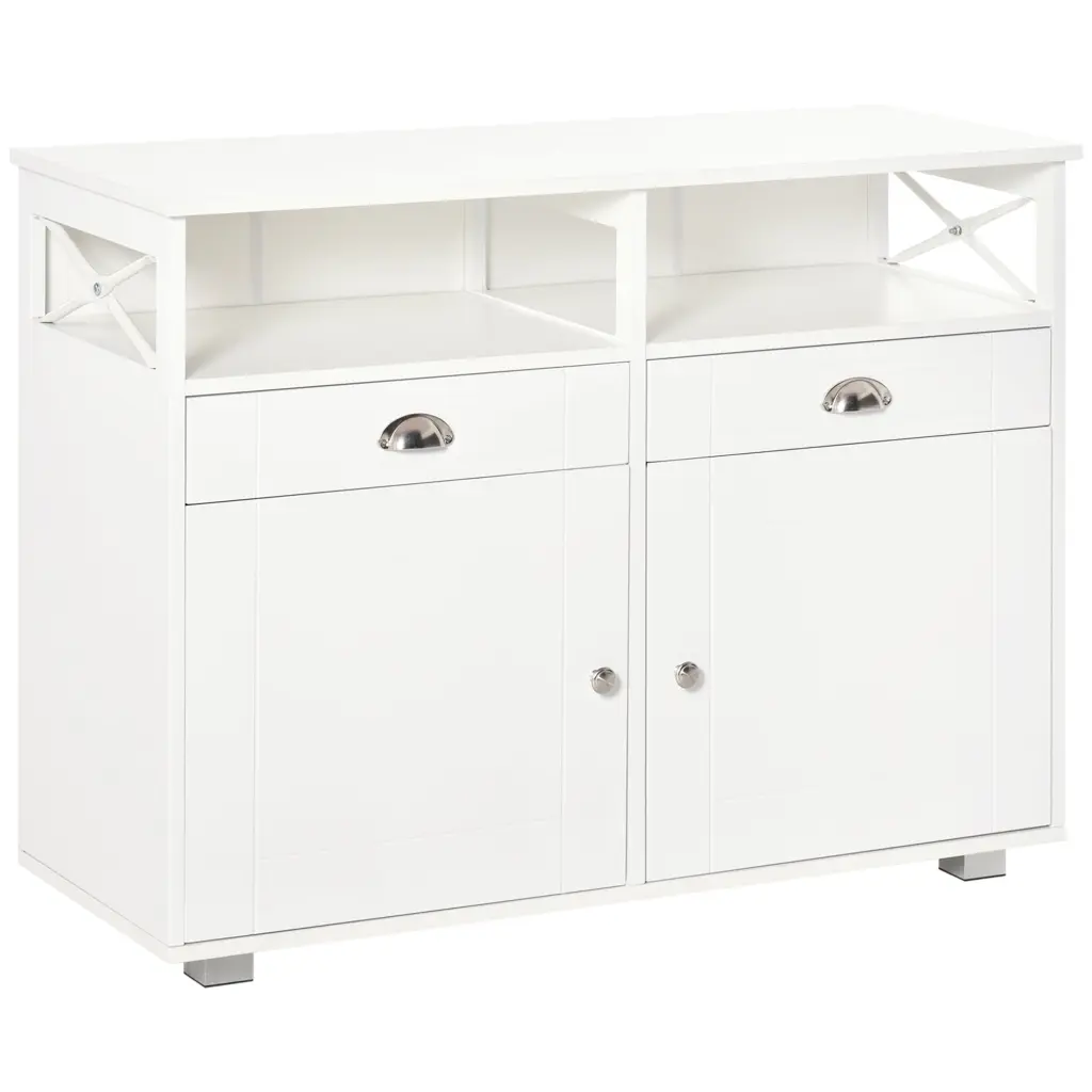 Homcom Sideboard Buffet Cabinet Coffee Bar and Storage aosom business