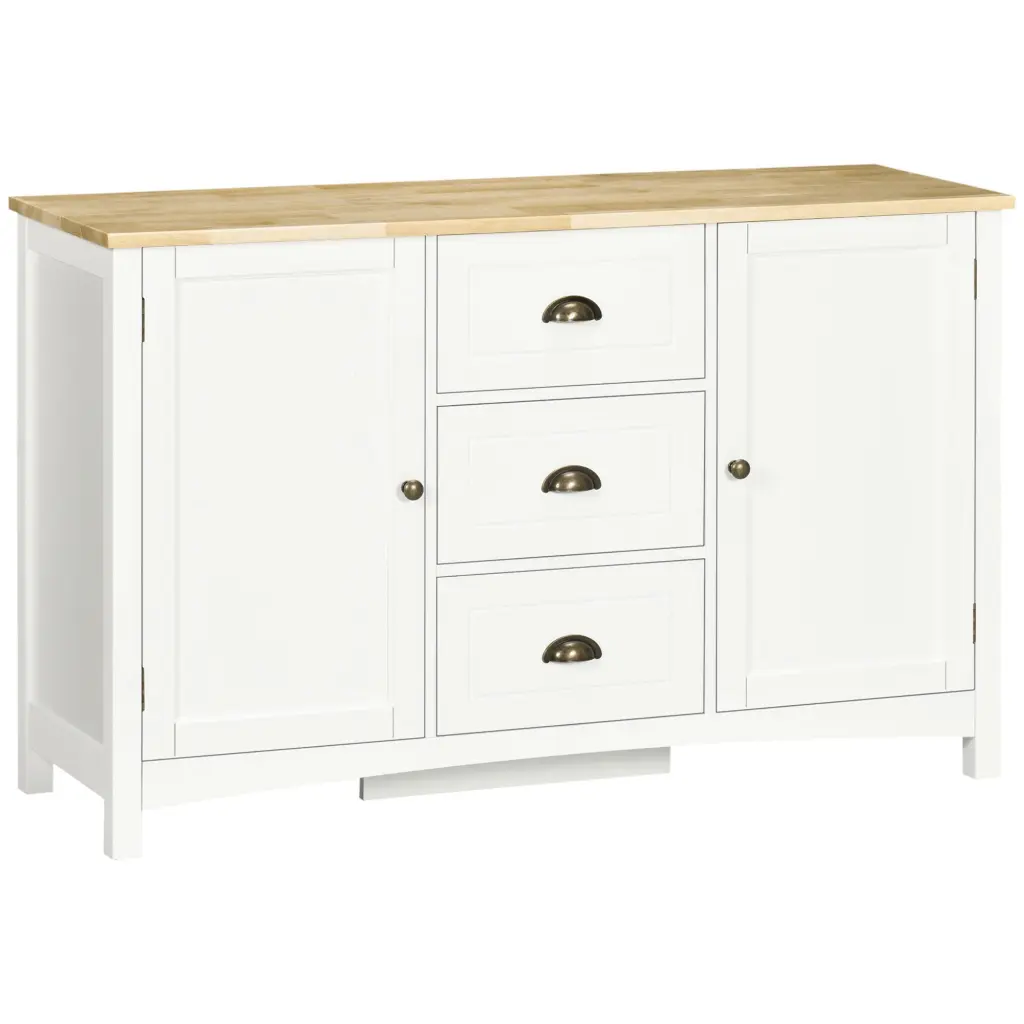 Homcom Sideboard Buffet Cabinet Retro Kitchen Cabinet Coffee Bar Cabinet aosom business
